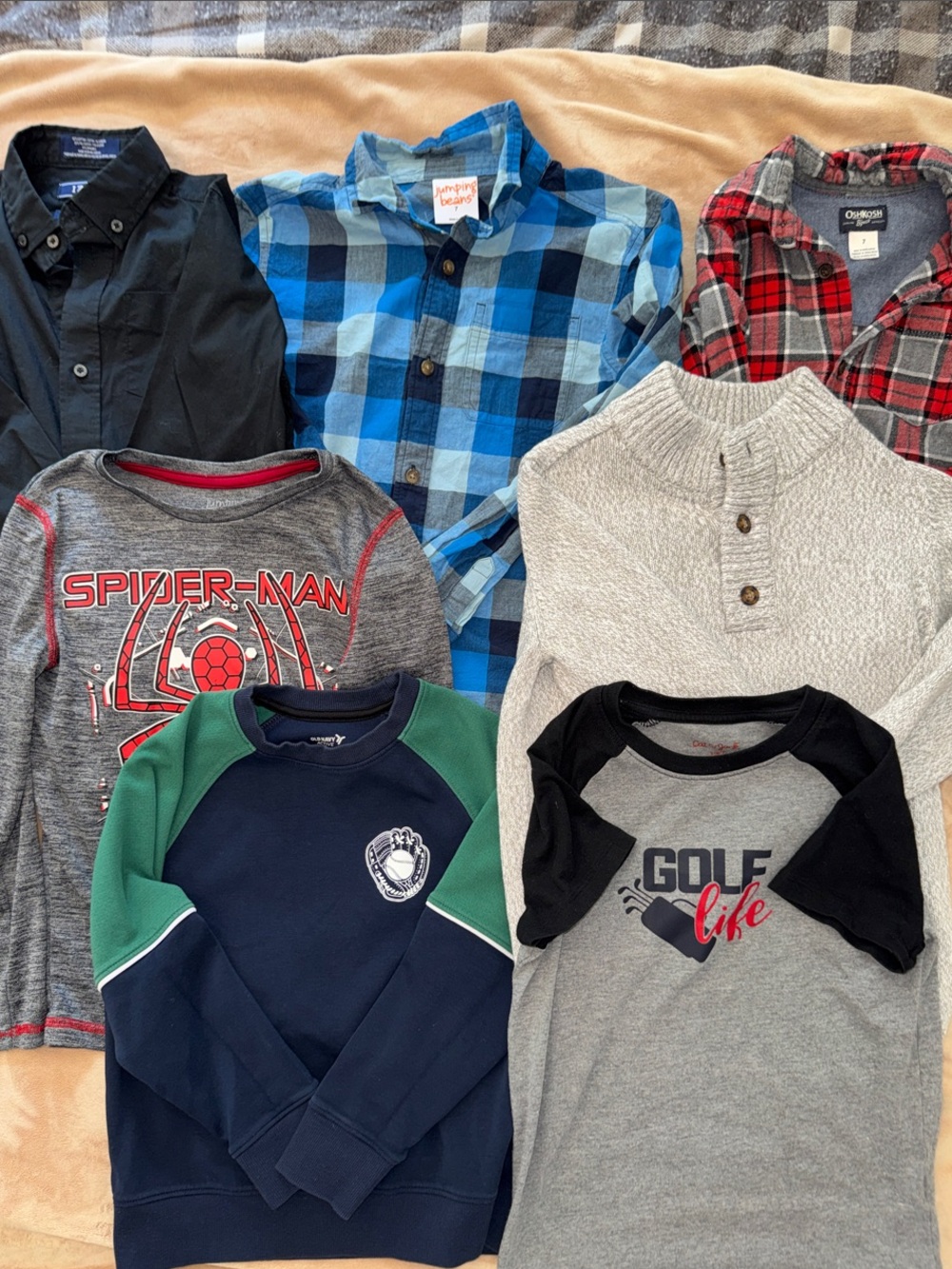 Bundle of 7 Boys Tops